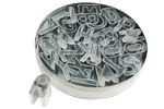 Cortapastas Letras Alfabeto Inox