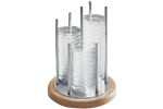 Soporte madera boles