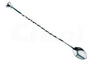 Cucharilla coctel espiral