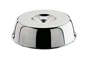 Cubreplatos redondo inox