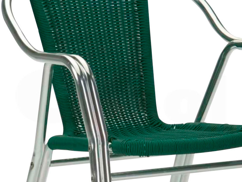 Sillón Doble Tubo Trenzado