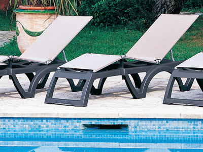 Ambiente Tumbona Bali antracita gris