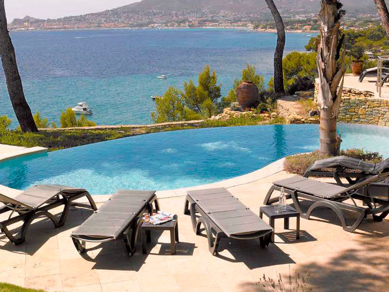 Ambiente Tumbona Bali antracita tela gris T2