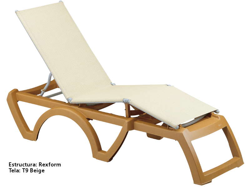 Tumbona Bali rexform tela beige T9