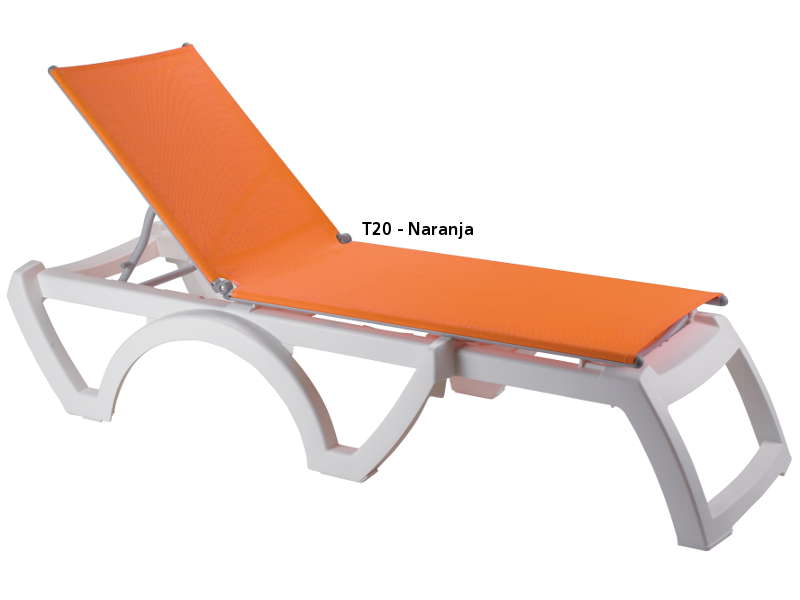 Tumbona Jamaica beach Naranja