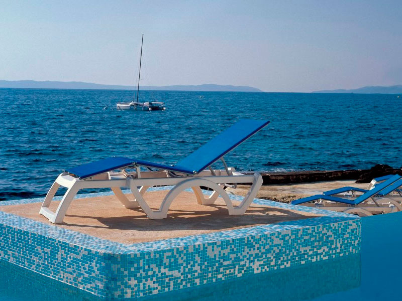 Tumbona Jamaica beach ambiente piscina