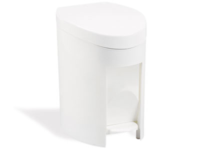 Cubo pedal Blanco Rubbermaid
