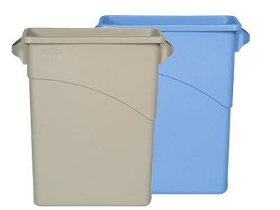 Contenedor Slim-Jim sin canales ventilación