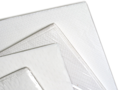 MANTELES BLANCOS GOFRADOS