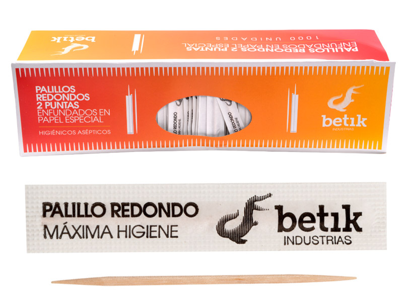 Palillo redondo enfundado