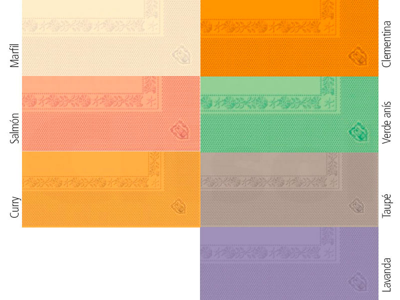 Servilletas Tissue Orla colores pastel