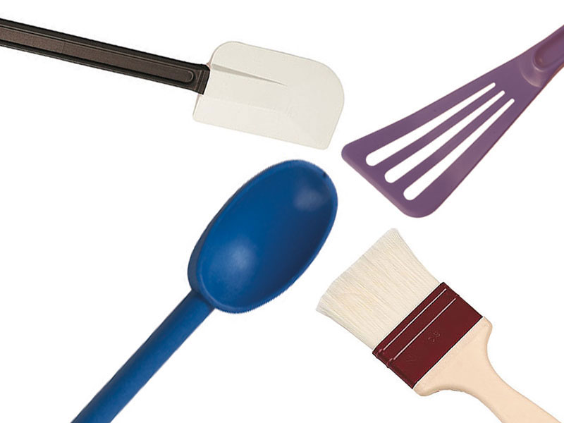 Espátulas, lenguas y pinceles