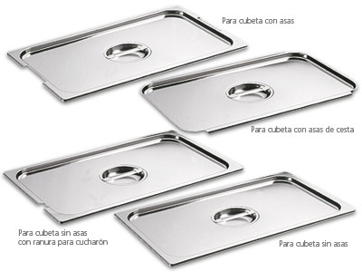 Tapa con asa GN Inox