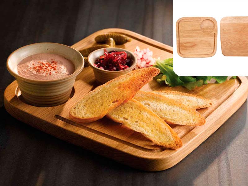 Bandejas madera de roble