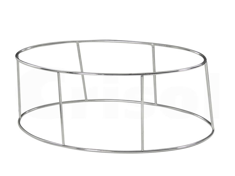 SOPORTE OVAL INOX