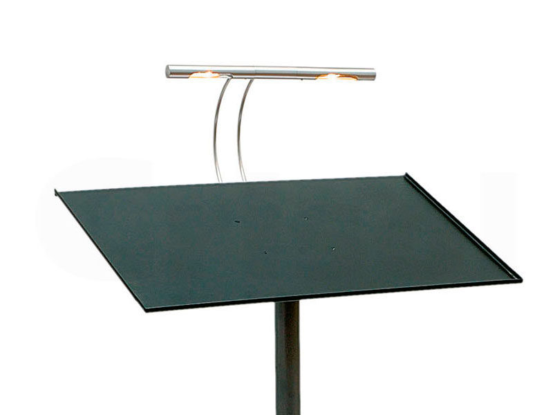 Aplique de luz cromo plata