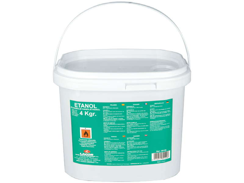 Cubo gel etanol 4 Kg