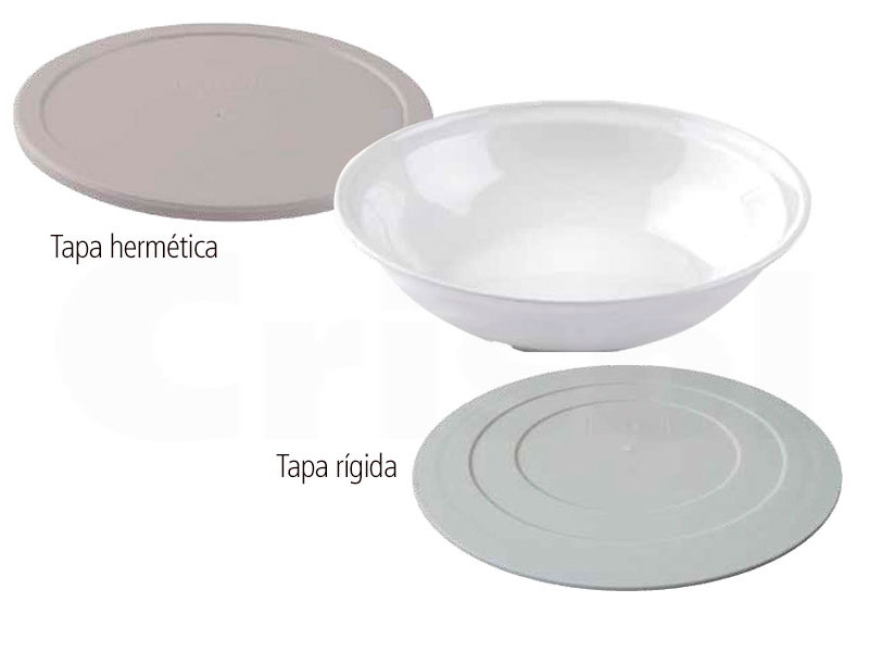 Plato hondo 18,5cm PC / Tapa rgida/hermtica