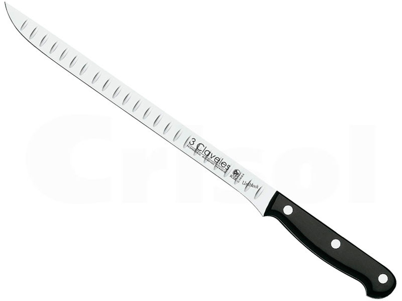 Cuchillo Jamonero alveolado UNIBLOCK