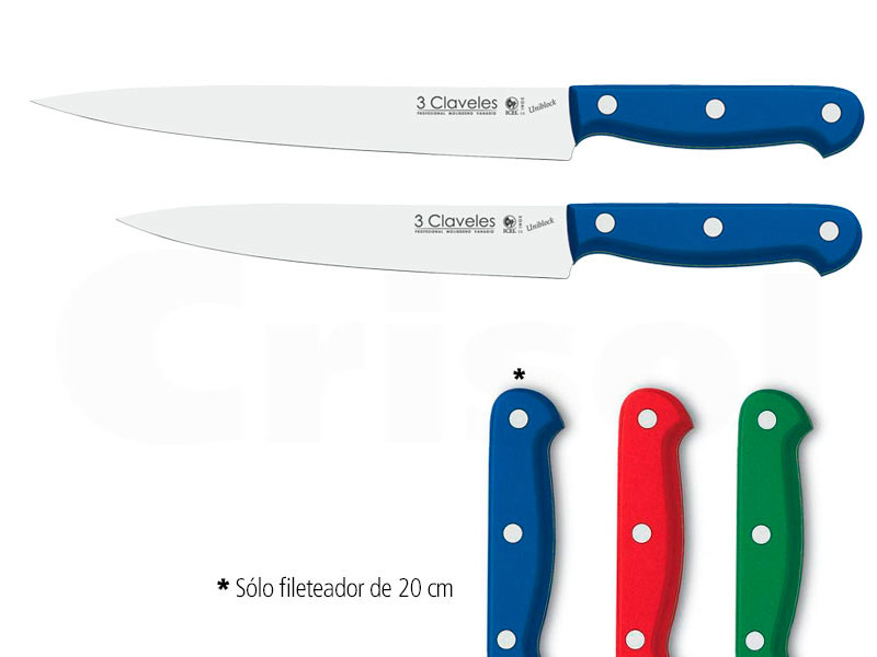 Cuchillo Filetear UNIBLOCK color