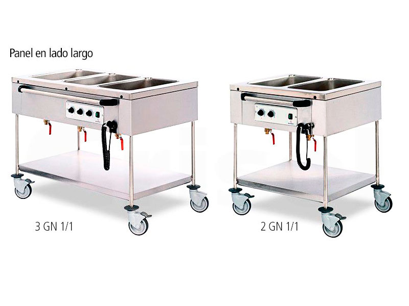 Carros Baño María cubas independientes