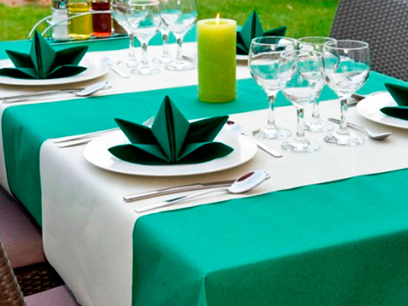 Caminos de mesa Dry Tissue / Airlaid colores