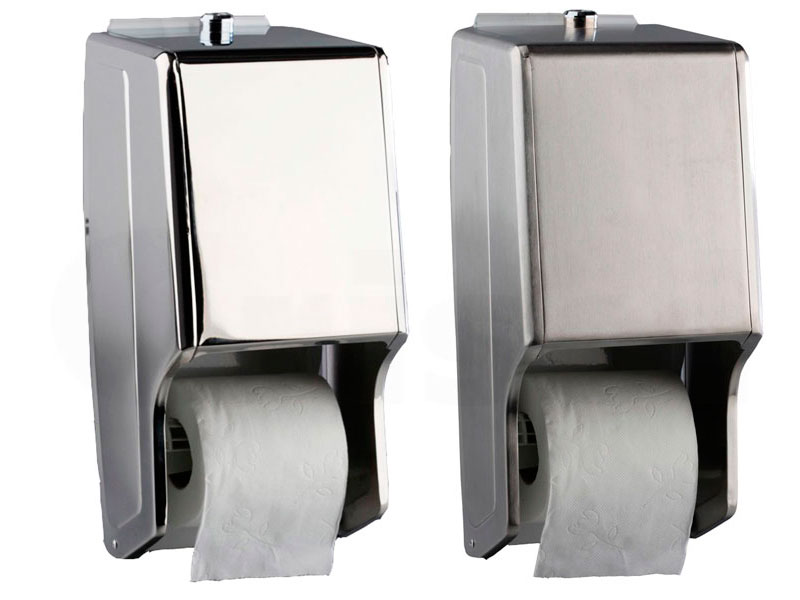 Portarrollos doble Inox
