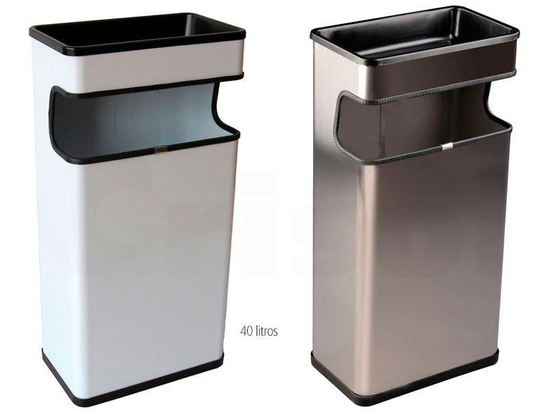 Papelera Cenicero Cuadrada