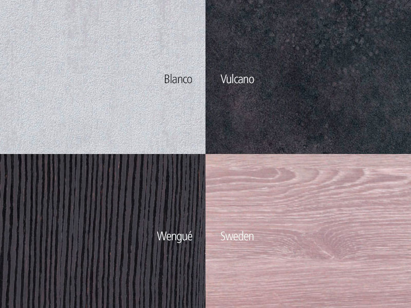 Tableros Compact Sweden/Blanco/Vulcano/Wengué