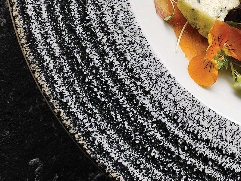 Studio Prints Homespun Charcoal Black