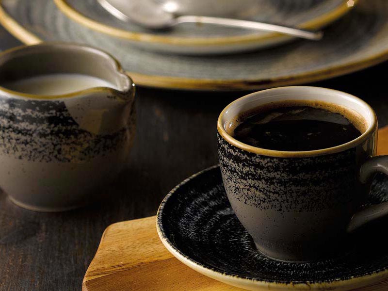 Studio Prints Homespun Charcoal Black