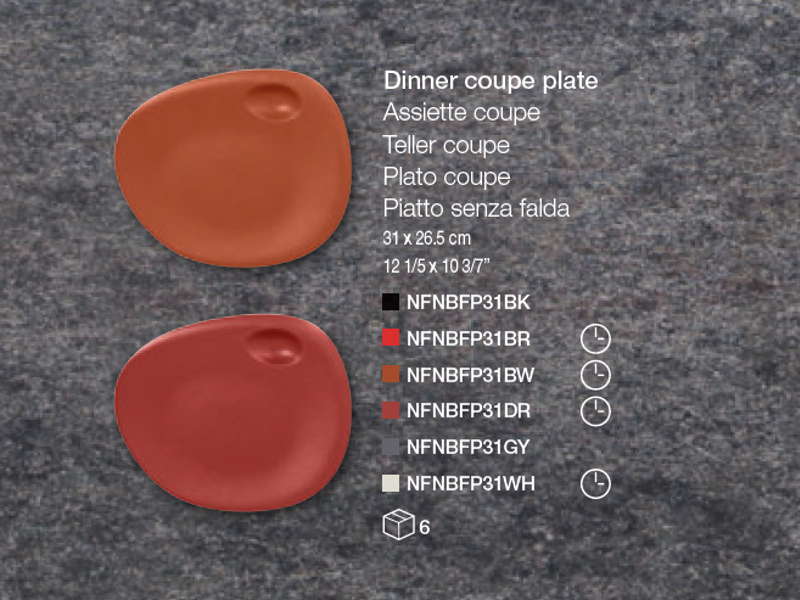 NEOFUSION Plato Nabur coupe 31 x 26,5 cm