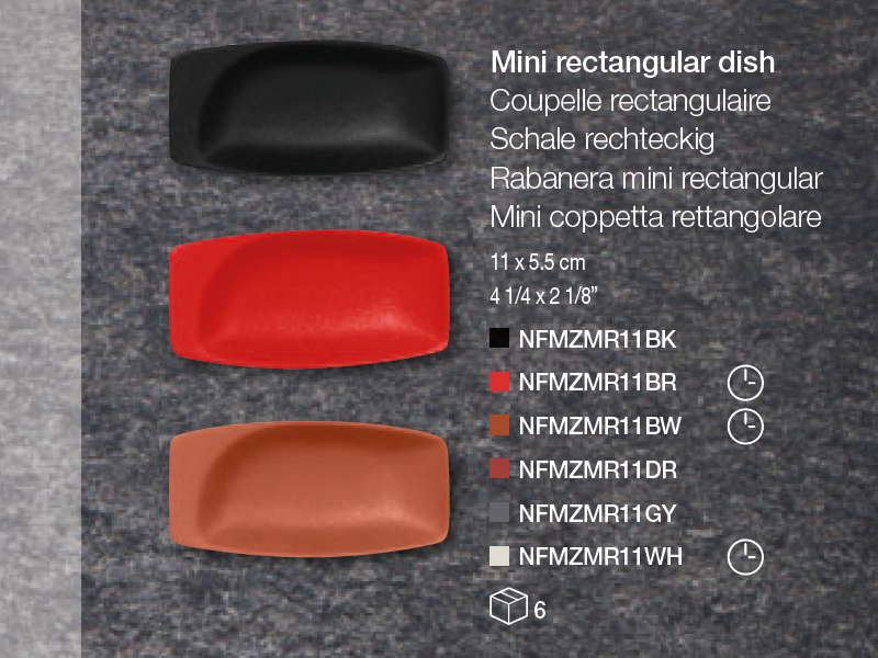 NEOFUSION Rabanera Mazza rectangular 3 cl 10,8 x 5,4 cm