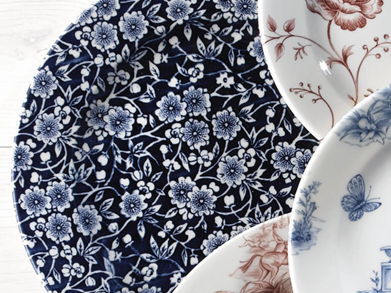 Vintage Prints Victorian Calico Willow