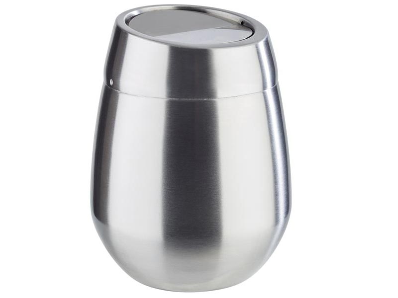 Papelera sobremesa inox