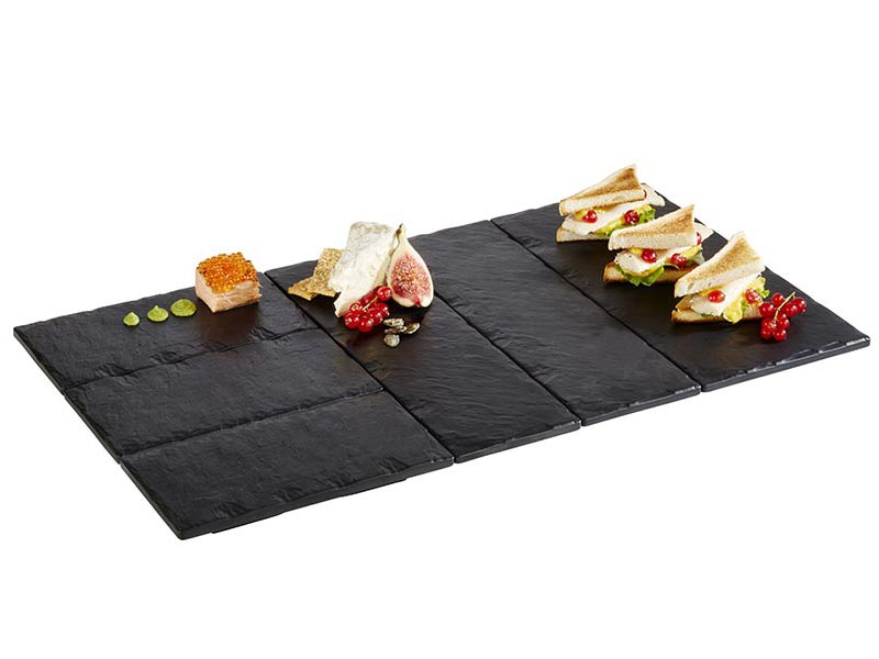 Bandeja melamina pizarra rectangular