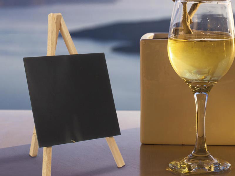 Caballete pizarra mini