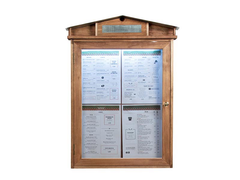 Cubremenús RUSTIC led mural