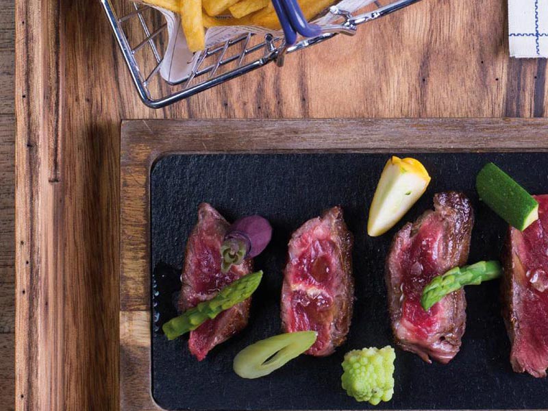 Bandejas bajas nogal