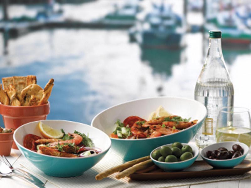 Bol inclinado melamina