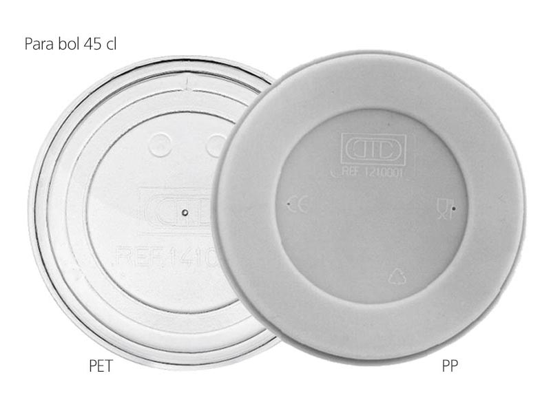 Tapa bol 45/60cl PC/PP/PET