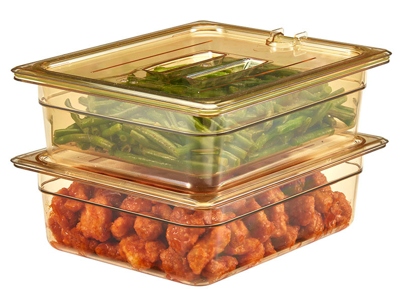 Tapa con asa y muesca GN alta temperatura