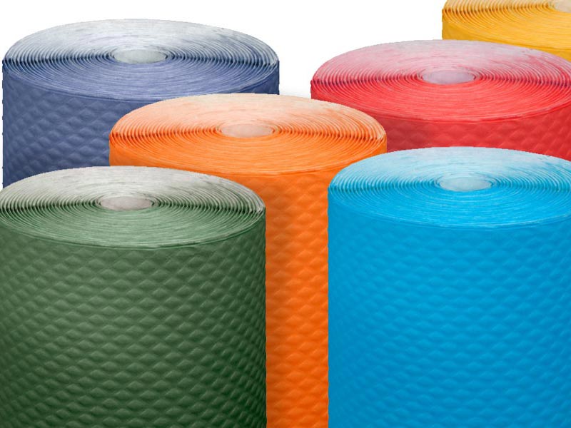 Rollo mantel gofrado colores