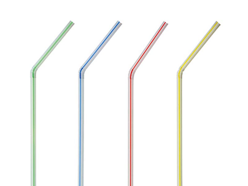 Cañas flexibles stripes