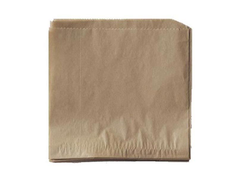 Papel antigrasas doble apertura blanco/marrón