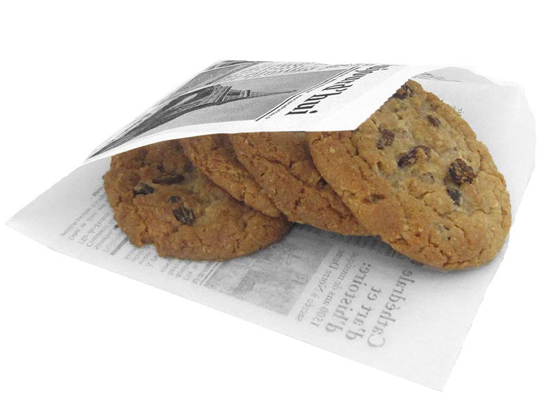 Papel antigrasas doble apertura periódicos