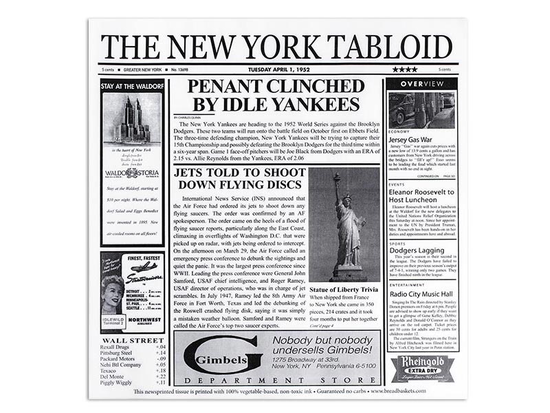 Papel antigrasas tissue liner periódicos