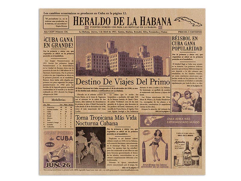 Papel antigrasas tissue liner periódicos