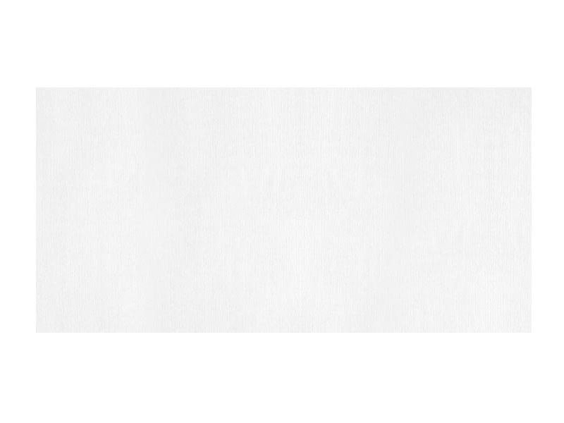 Mantel gofrado blanco plegado en M