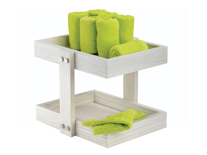 Bandeja toallas 2 alturas